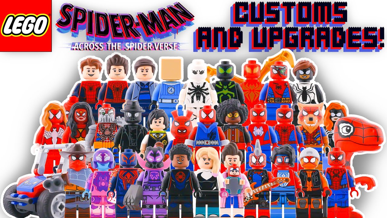 I Made the Spider-Verse out of Lego! | 'Spider-Man: Across the Spider-Verse' CMF Review & Upgrades!