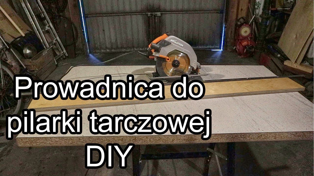 Prosta prowadnica/szyna do pilarki tarczowej DIY