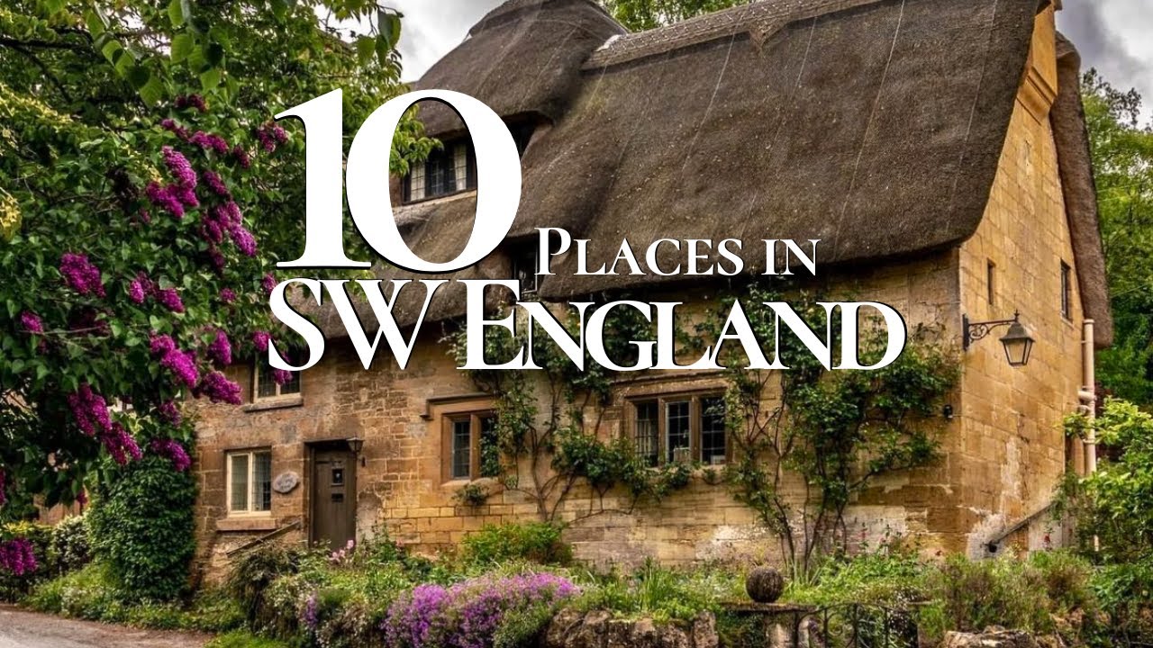 10 самых красивых мест для посещения на юго-западе Англии в формате 4k 🏴󠁧󠁢󠁥󠁮󠁧󠁿 | Котсуолдс | Дорсет