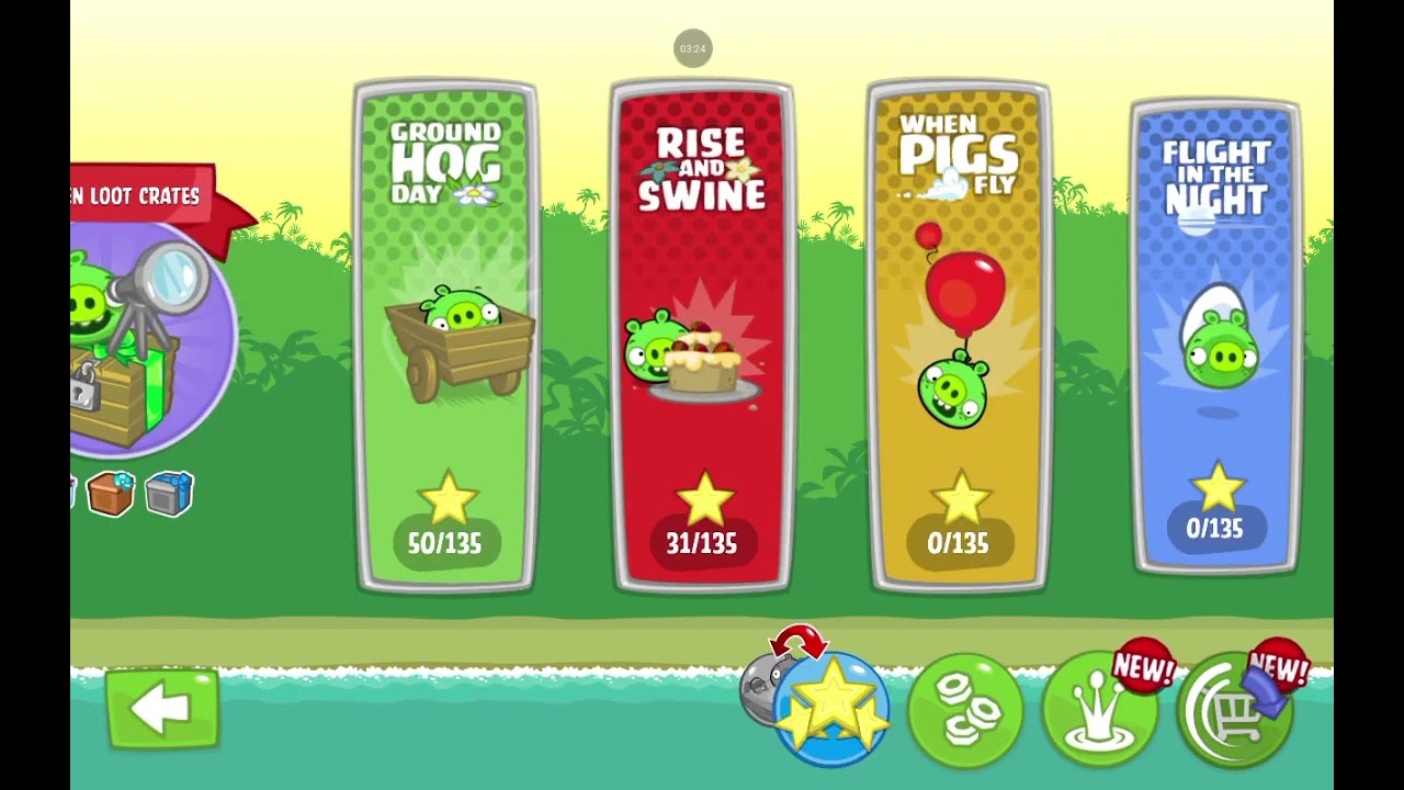 I play bad Piggies