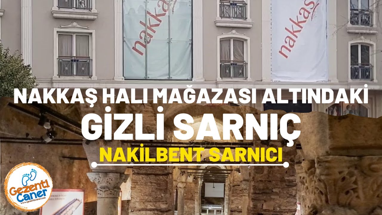 🏺Nakkaş Halı Mağazası Altındaki Gizli Sarnıç'ı Gezdim | Nakilbent Sarnıcı