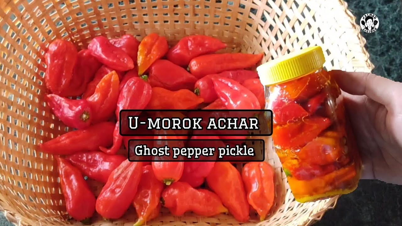 U-morok Achar #ghost #pepper #chilli #pickle #hot #spicy #manipur #india #northeast #northeastindia
