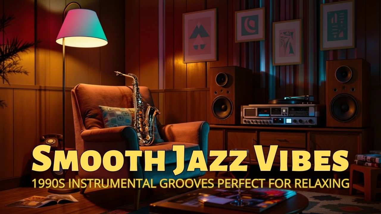 90s Smooth Jazz Instrumental – Cozy Evening Grooves for Deep Relaxation 🎷