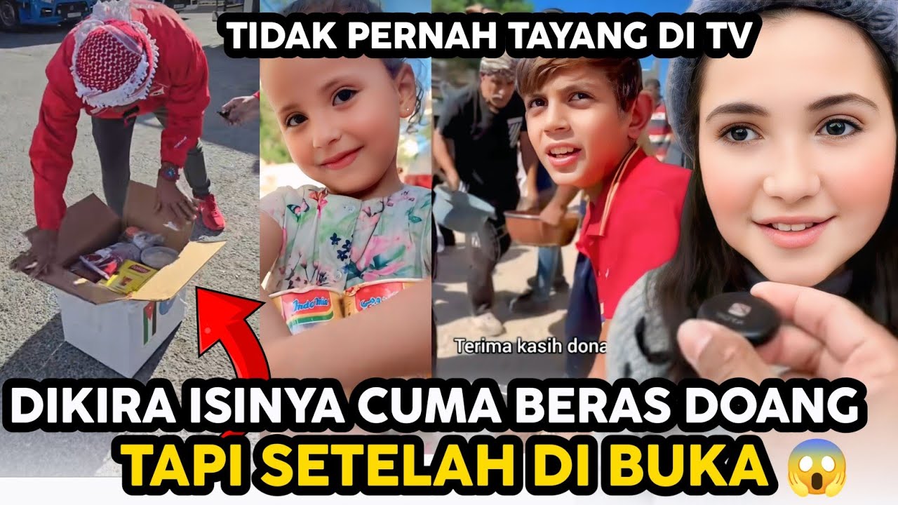 REAKSI PALESTINA SAAT TERIMA BANTUAN INDONESIA, BIKIN HARU! ❤️🇮🇩🇵🇸