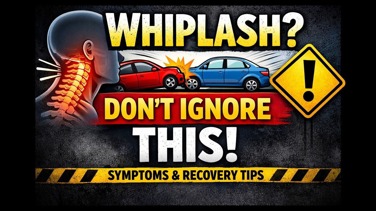 Whiplash After a Car Accident? Symptoms, Delayed Pain & Recovery Tips (Don&rsquo;t Ignore This!)