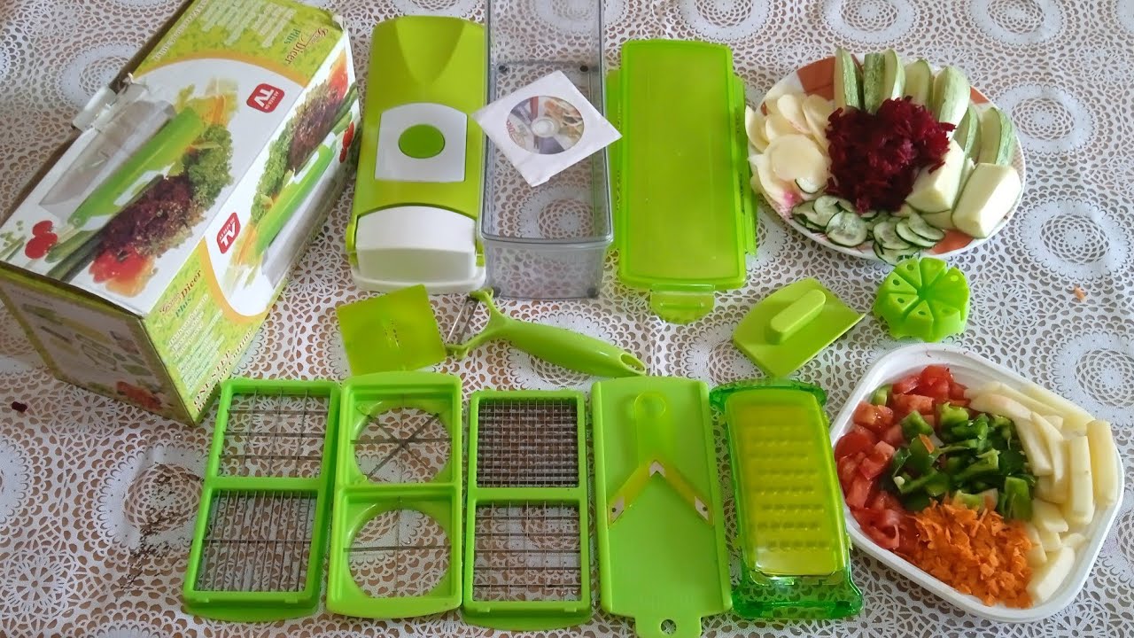 آلة رائعة لتقطيع الخضر🥔🍅🧄 و الفواكه🍎🍍🍓 Nicer Dicer.  لتوفير الوقت والجهد 👍