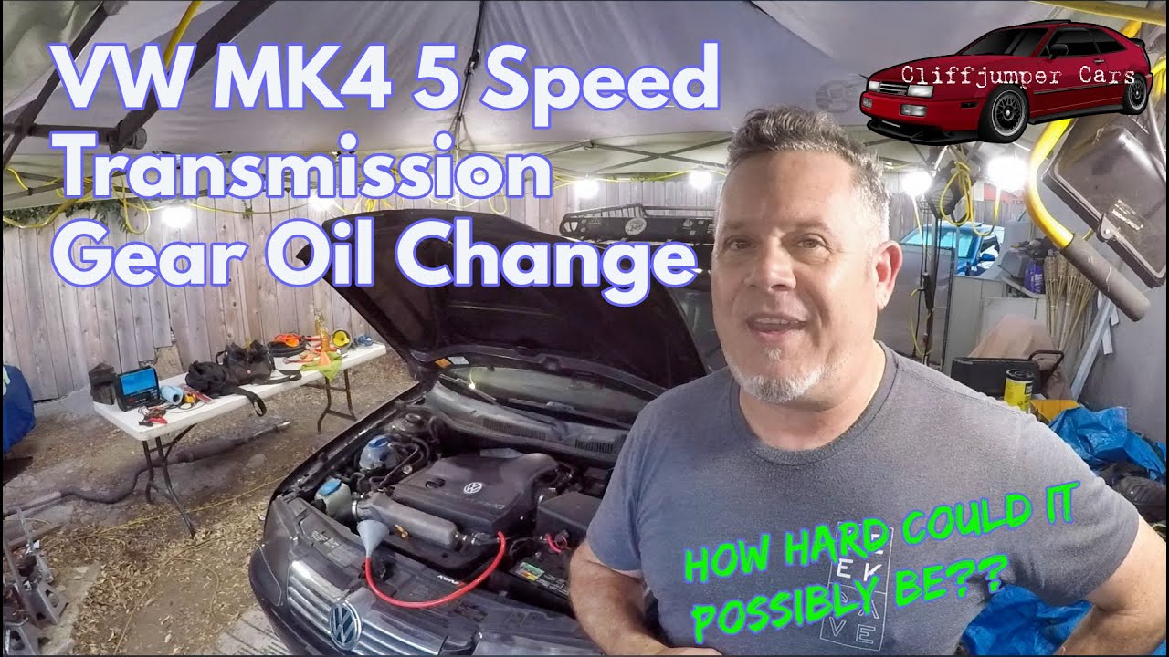 Замена трансмиссионного масла в механической коробке передач VW Mk4 O2J 5-ступенчатой