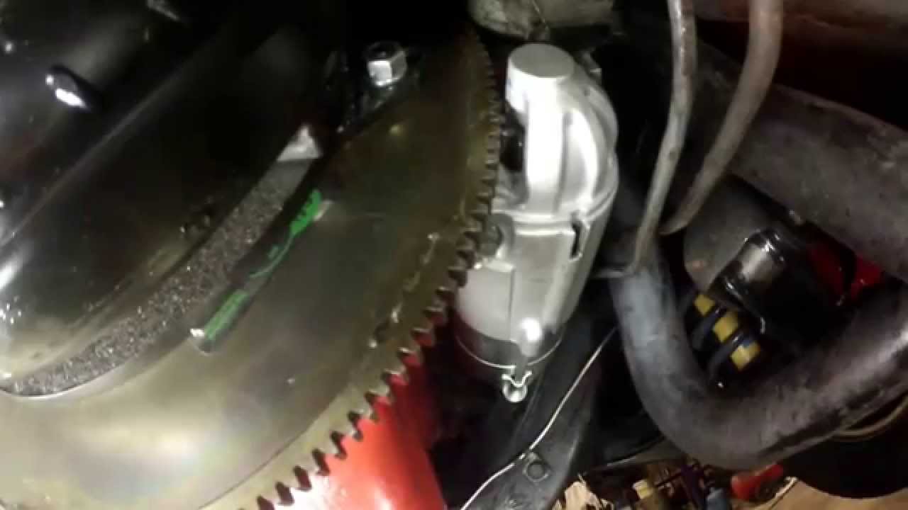 Bad starter bendix alignment