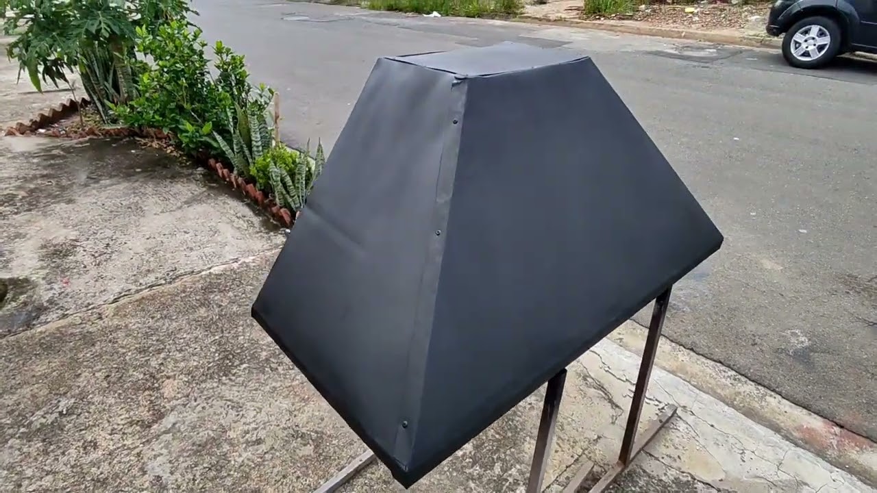 Como fazer coifa para churrasqueira.