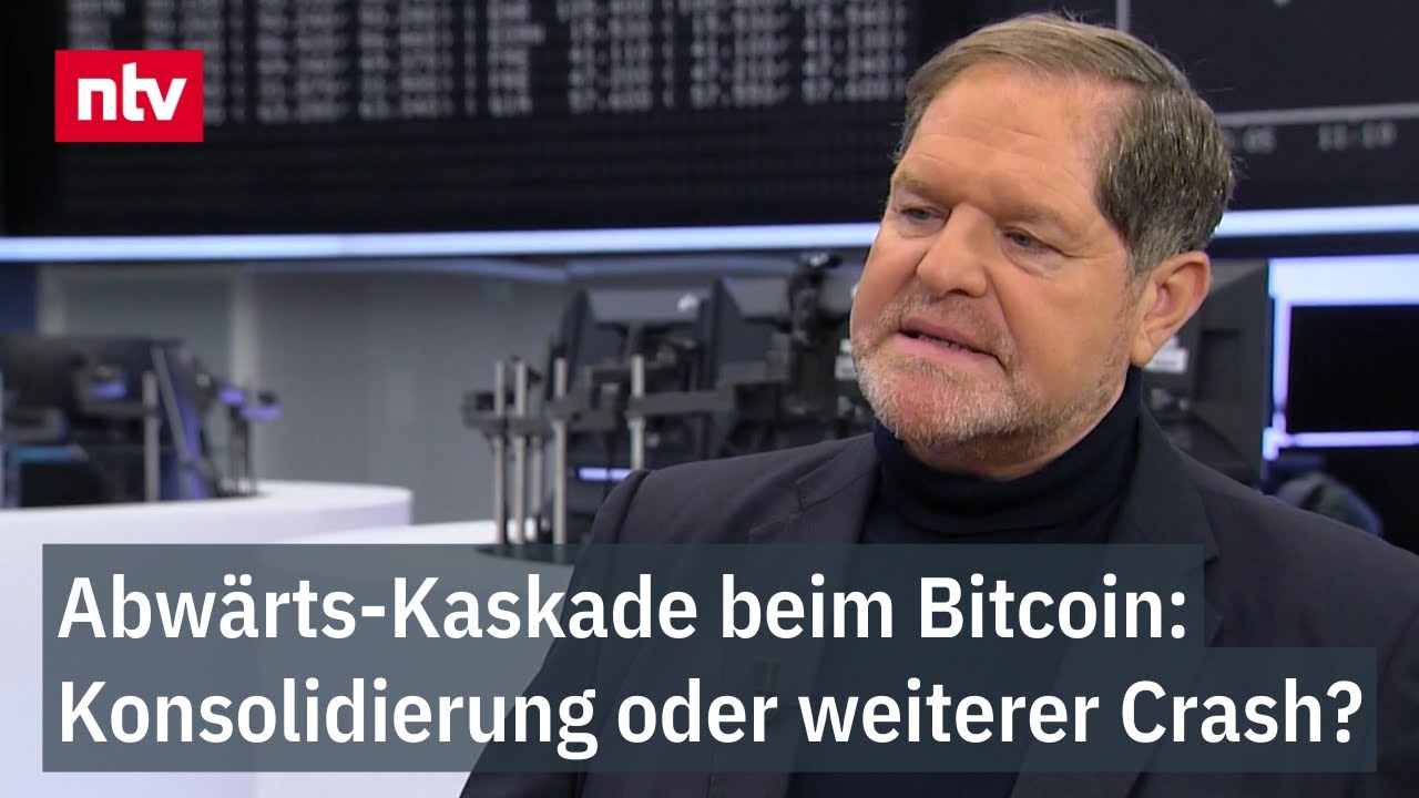 Abwärts-Kaskade beim Bitcoin: Krypto-Konsolidierung oder weiterer Crash? | ntv