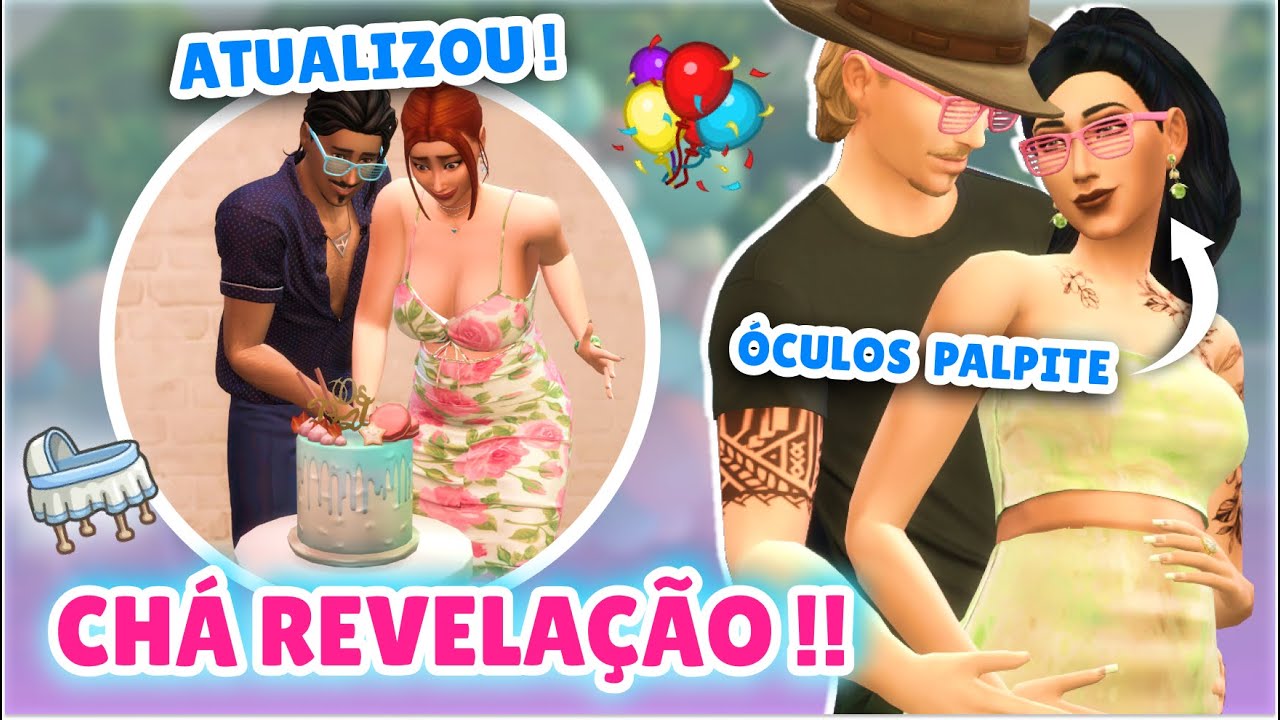 MOD PARTO REALISTA ( ATUALIZOU !!! ) | CHÁ REVELAÇÃO, VÁRIOS NOVOS ITENS | The Sims 4