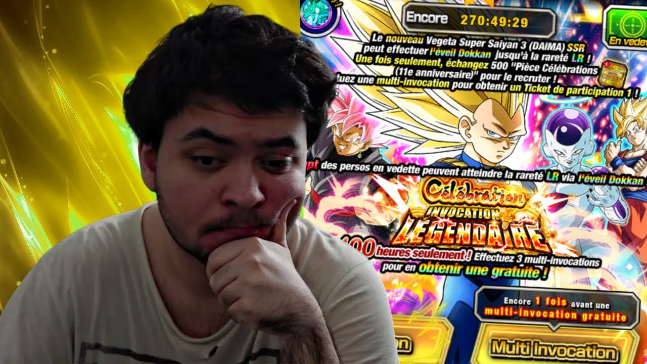 INVOCATIONS VEGETA SSJ 3 DAIMA LR DRAGON BALL Z DOKKAN BATTLE