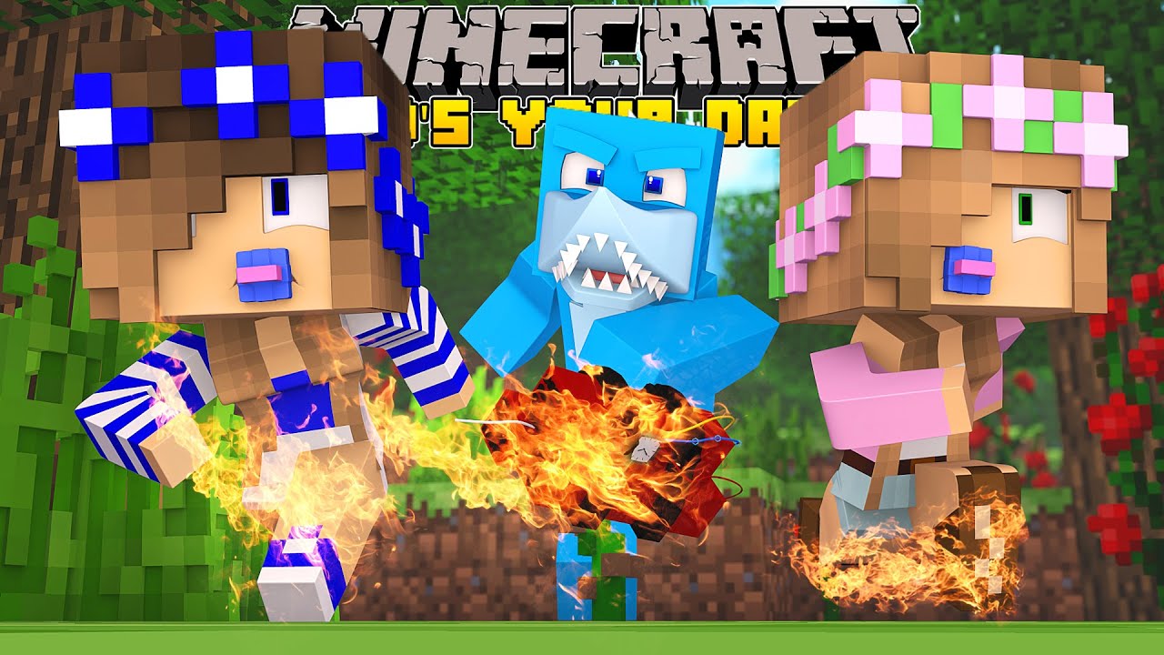 Minecraft Whos your Daddy?? SHARKY DESTROYS THE BABY DAY CARE!!