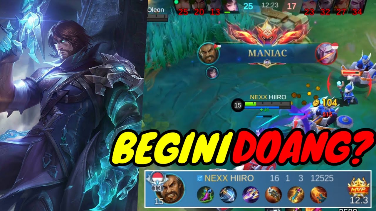 BEGINI DOANG LU PADA? | ROGER GAMEPLAY - MOBILE LEGEND