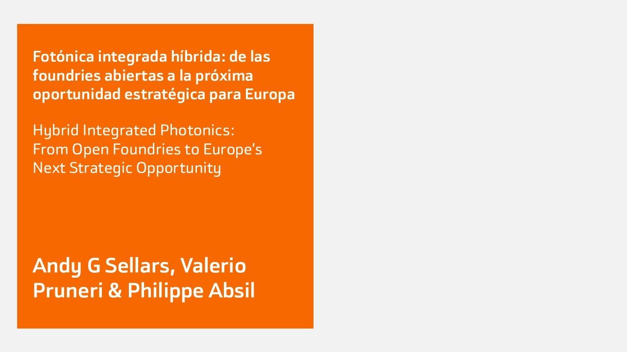 Andy G Sellars/Valerio Pruneri/Philippe Absil: 