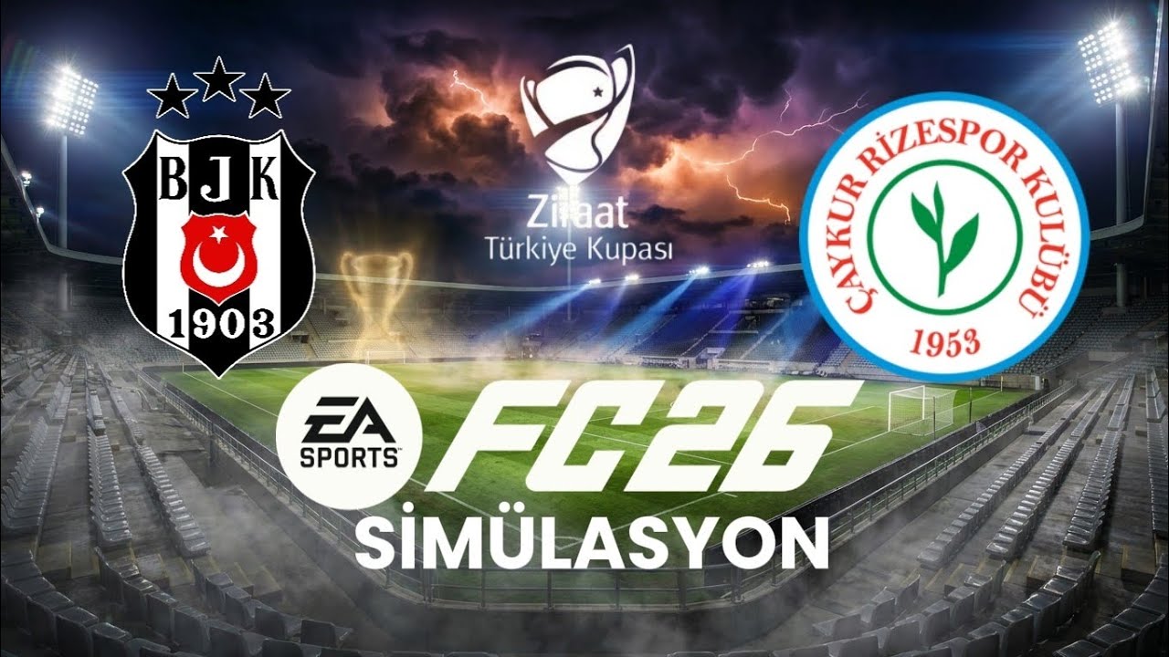 Beşiktaş vs Çaykur Rizespor | Ziraat Türkiye Kupası Maçı | Detaylı Analiz