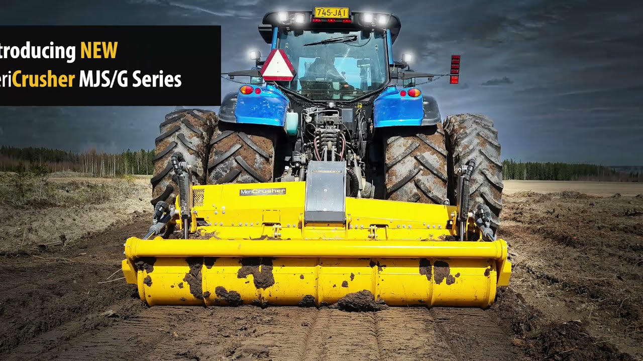 Introducing New MeriCrusher MJS-244 STG_DTG PTO forestry mulcher and forestry tiller