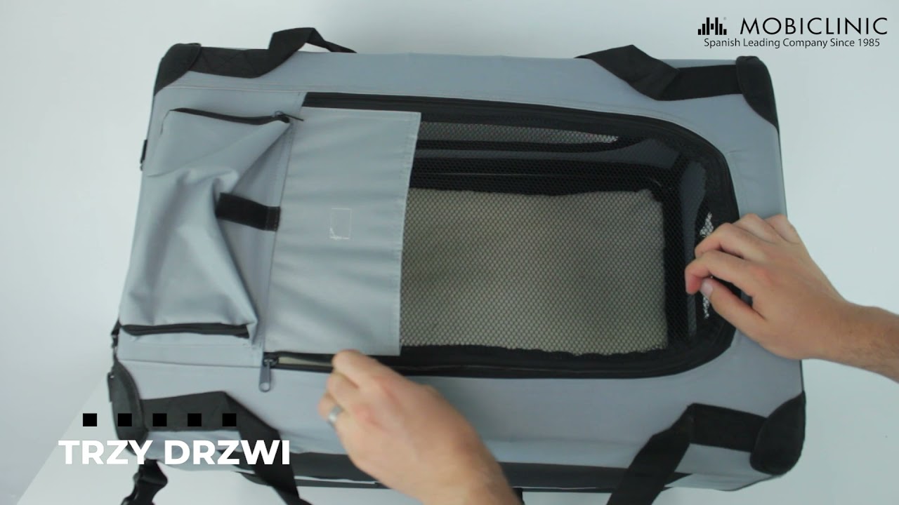 Transporter dla zwierząt szary BALÚ