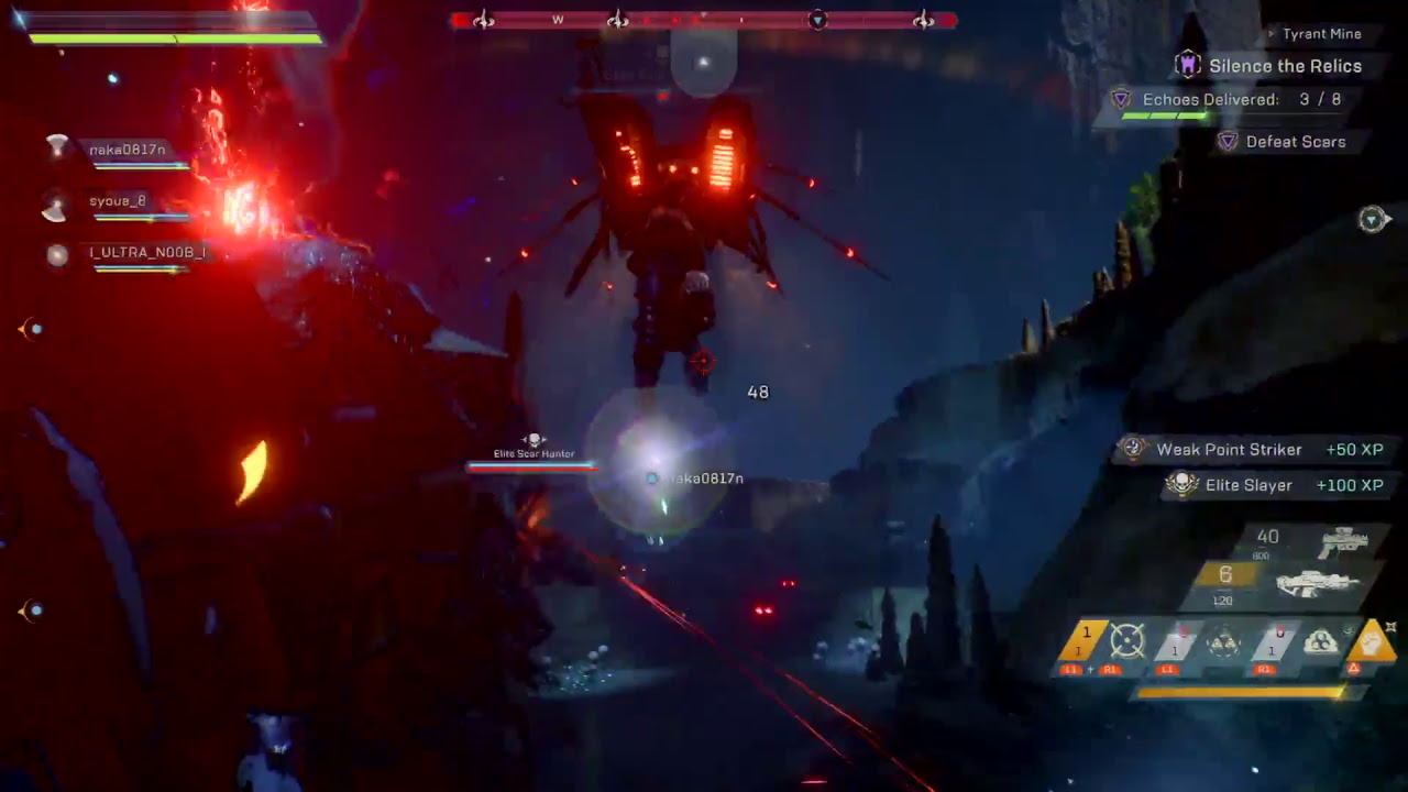 Anthem - Grinding levels