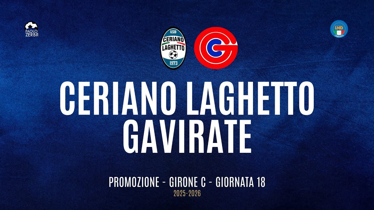 [HIGHLIGHTS] Promozione Girone C 25/26 | Giornata 18 | Ceriano Laghetto - Gavirate