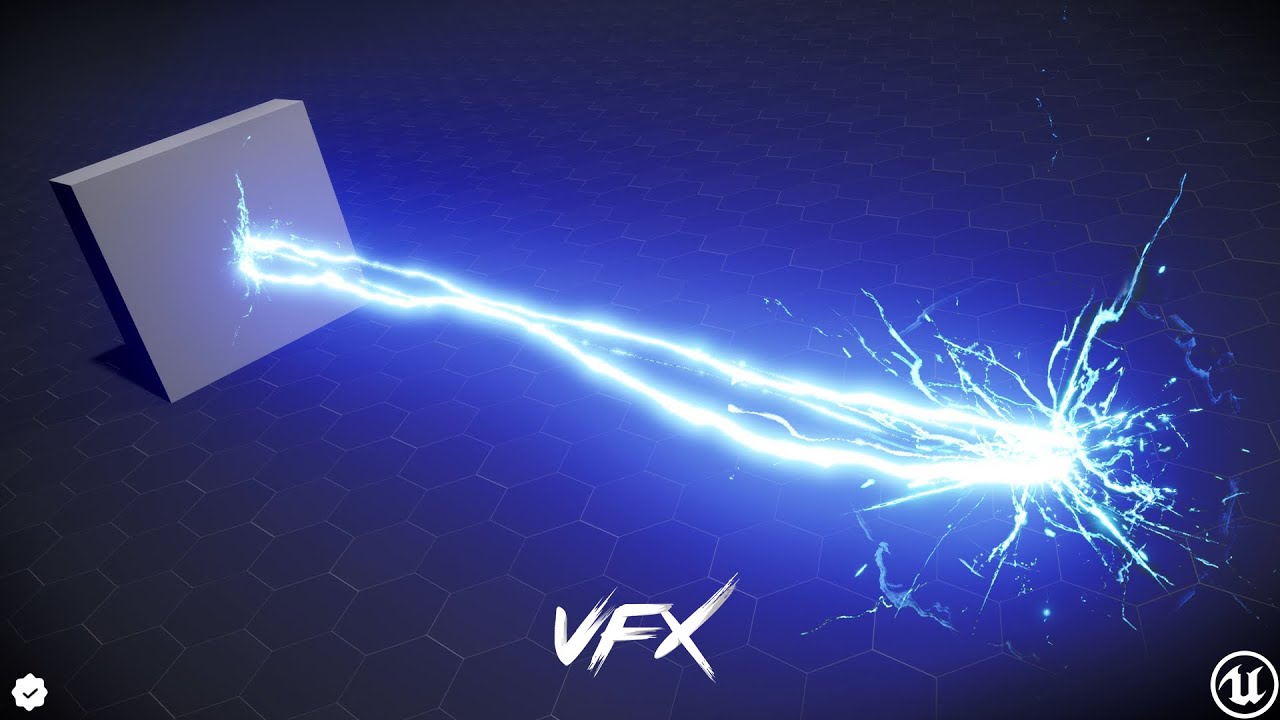 Lightning Beam VFX Unreal Engine Preview