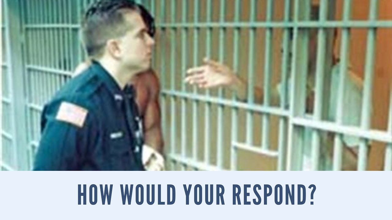What would you do if an inmate said this to you?