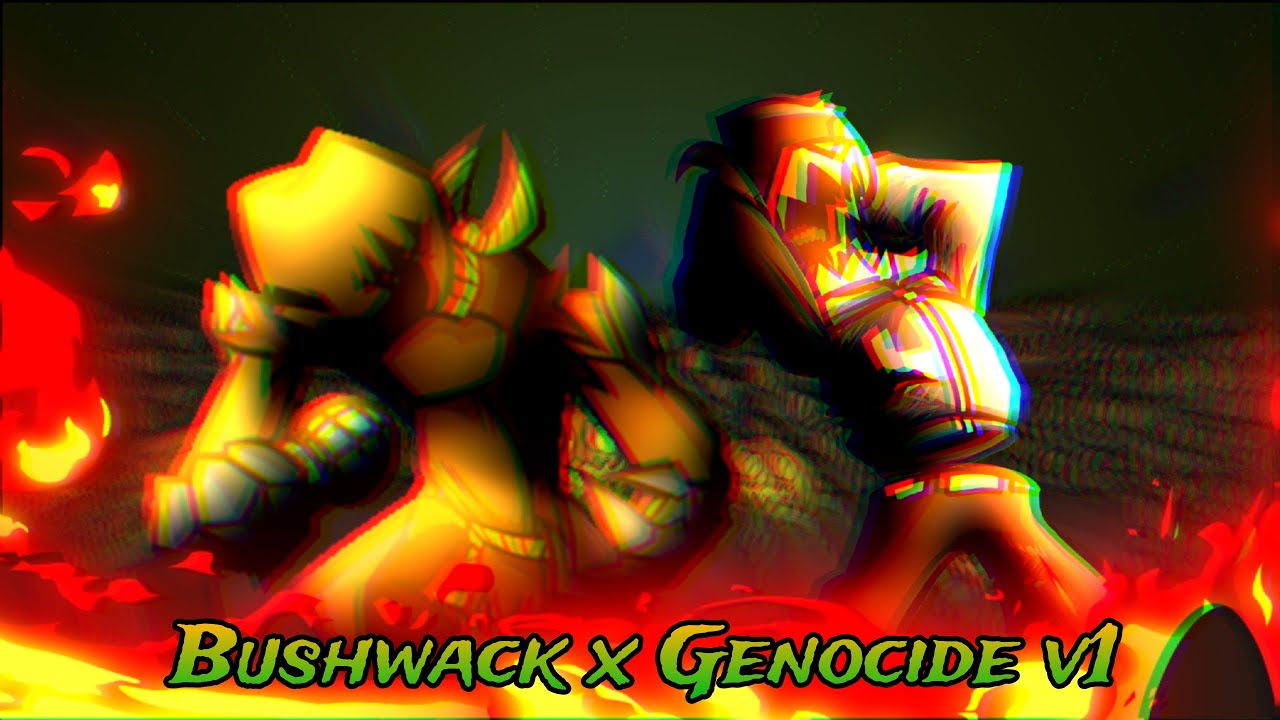 ♡FNF MASHUP♡ Bushwack x Genocide V1 | Cablecrow x Tabi MIX
