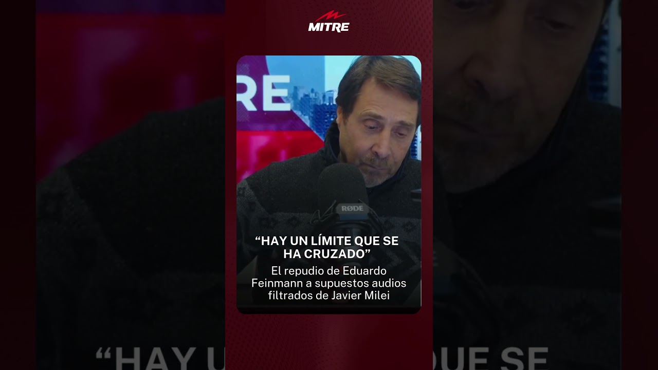El repudio de Eduardo Feinmann a supuestos audios filtrados de Javier Milei