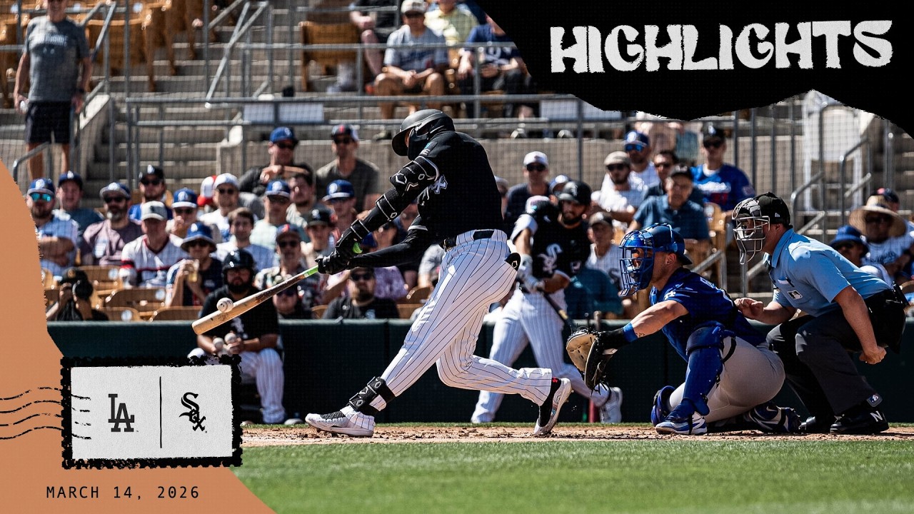 HIGHLIGHTS: Tristan Peters HOME RUN ROBBERY Helps White Sox Defeat Dodgers (3.14.26)
