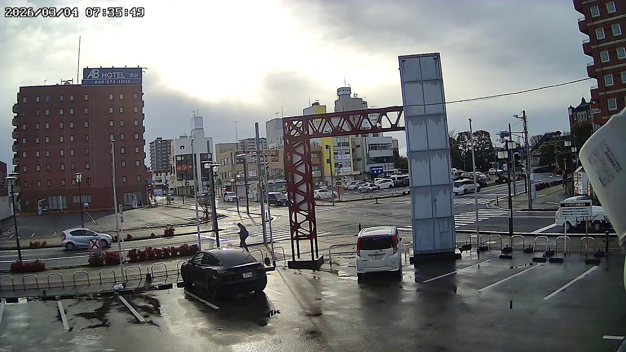埼玉県深谷市西島町交差点ライブカメラ Saitama Fukaya Nishijima Live Camera.world.cam