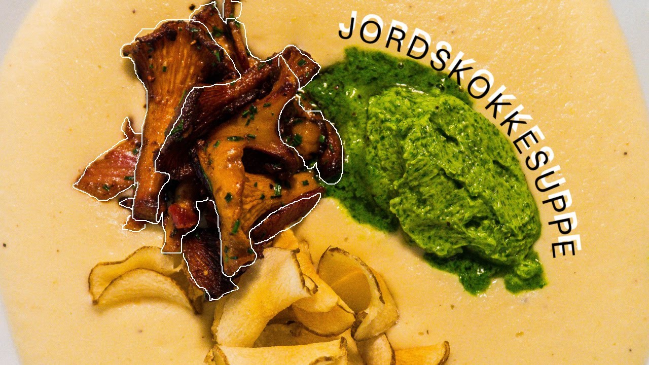 Jordskokkesuppe | med 3 tilbehør | Jacob Jørgsholm
