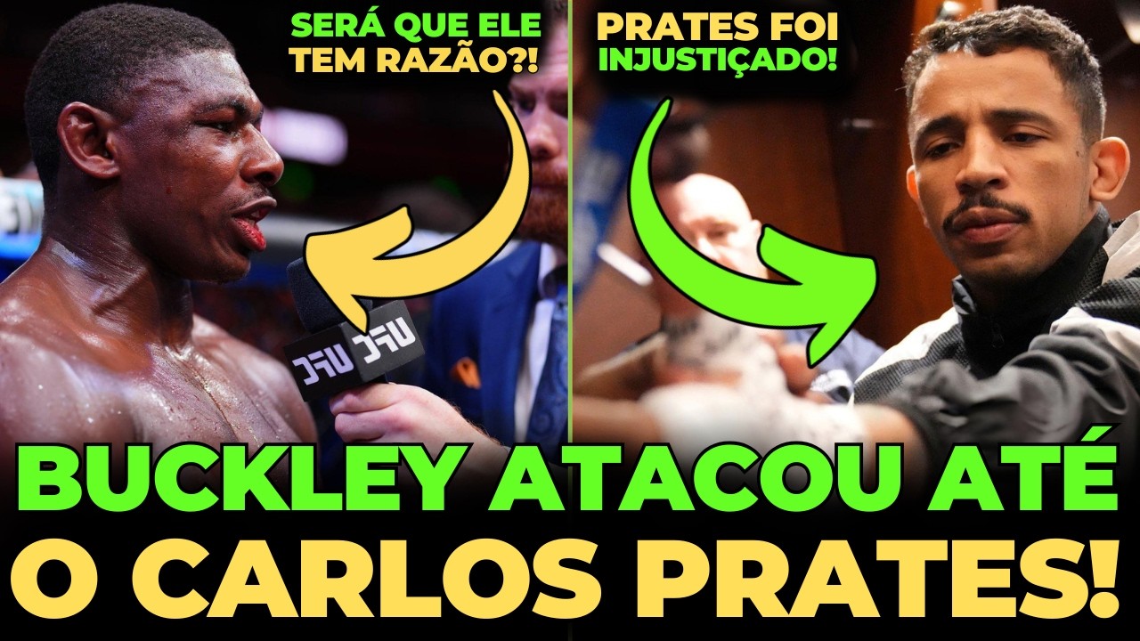 BUCKLEY ATACOU GERAL NOS 77KG! SOBROU ATÉ O CARLOS PRATES FOI ATACADO (INJUSTAMENTE)!