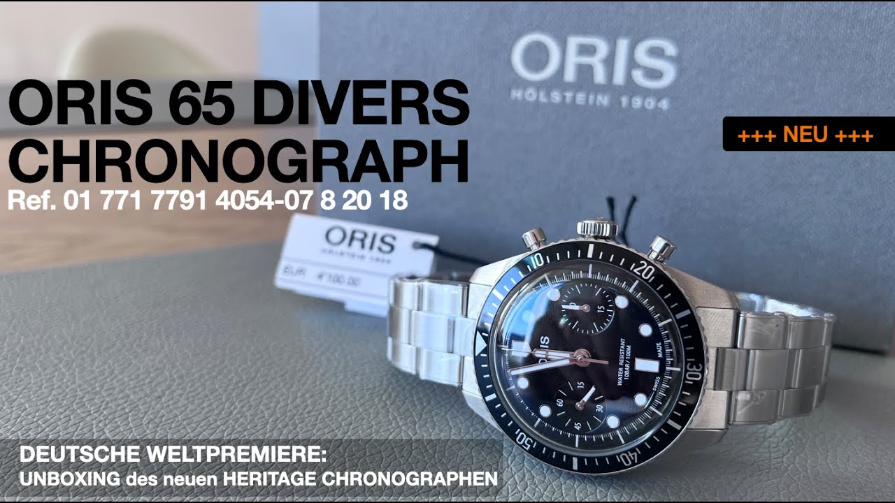 ORIS-Weltpremiere: der neue ORIS Divers 65 Chronograph im UNBOXING, ist er sein Geld wert?