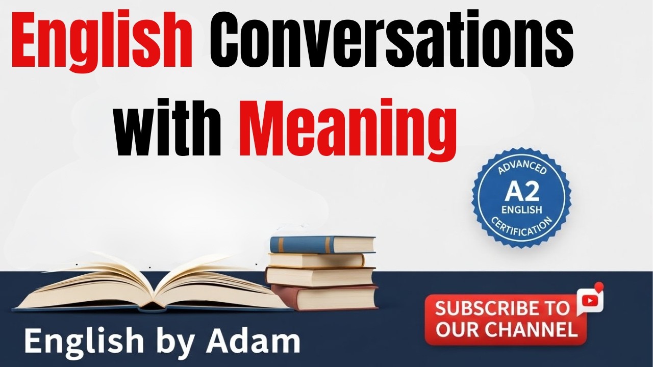 Easy English Conversations with Meaning| Learn English Easily