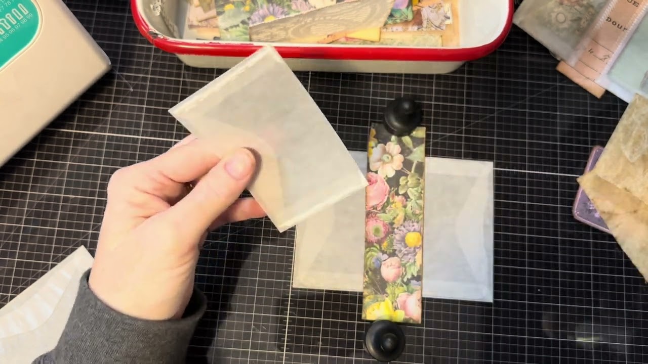 Beginner friendly junk journal envelope page insert