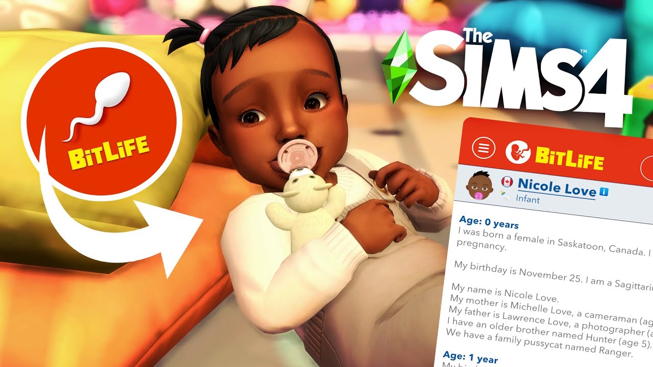 Playing BITLIFE in The Sims 4 in 2025...