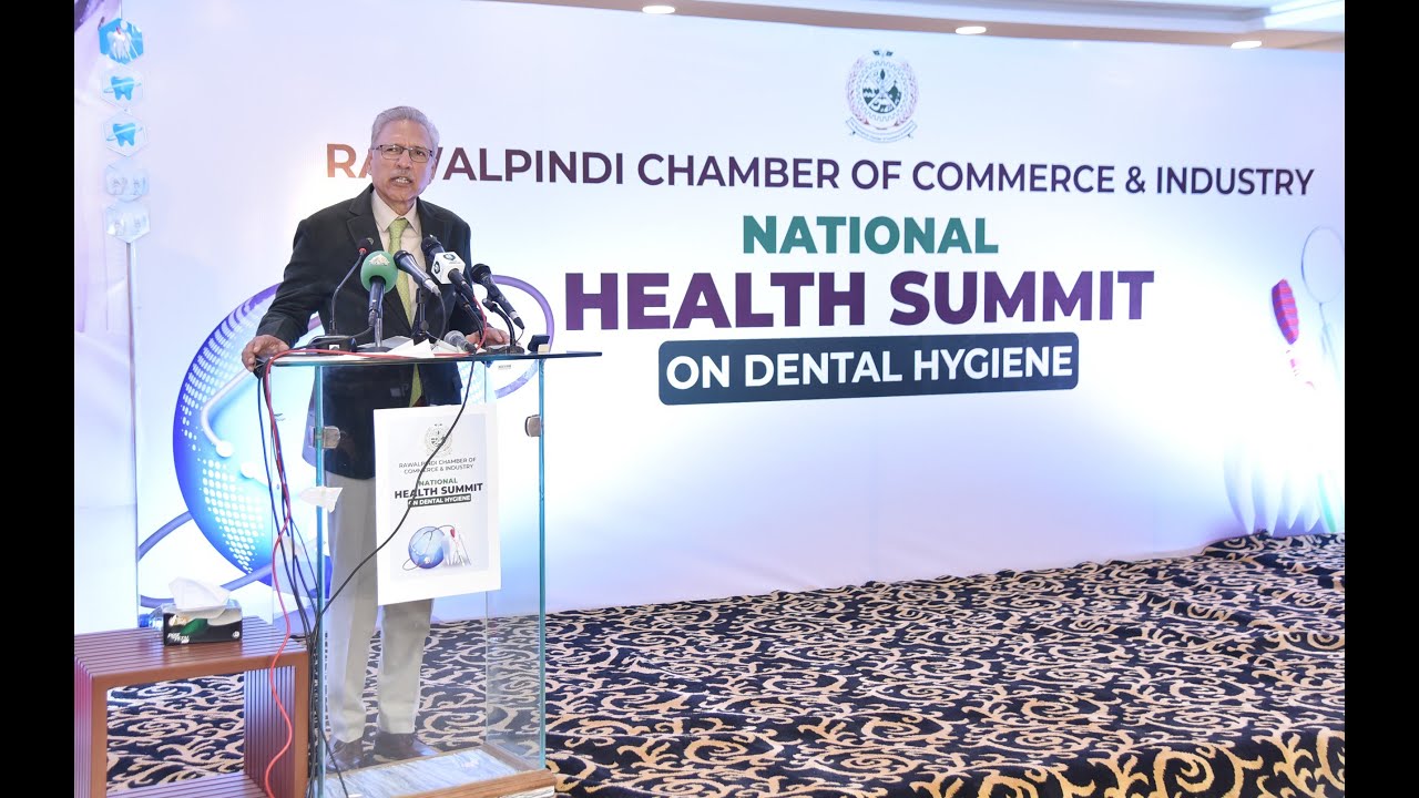 Inaugural Session of Med-Health 2024 Seminar on Dental Hygiene | President Dr Arif Alvi speech
