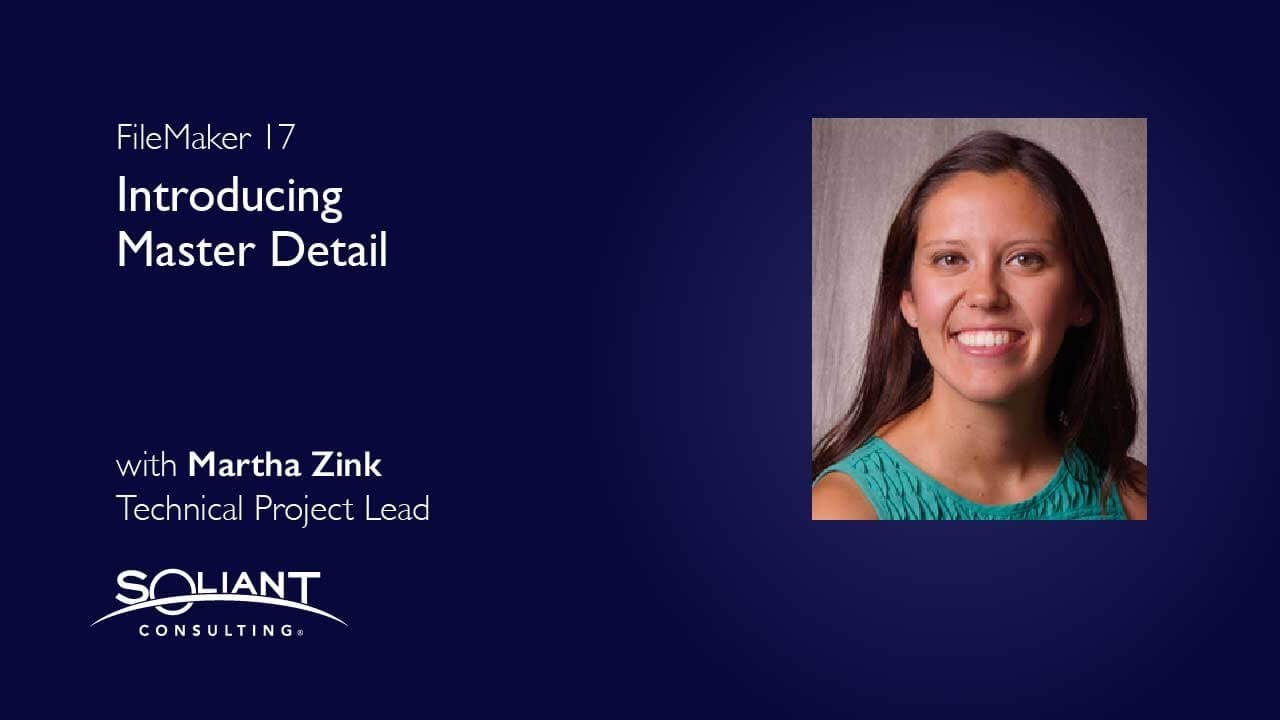 FileMaker 17: Introducing Master Detail