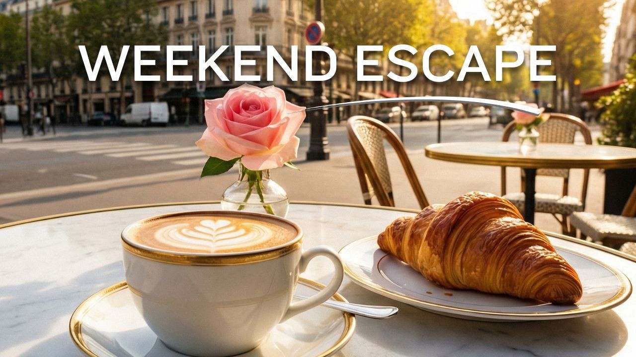 Happy Friday Jazz 🥐 Sunny Parisian Cafe & Morning Coffee | Good Mood Bossa Nova for the Weekend