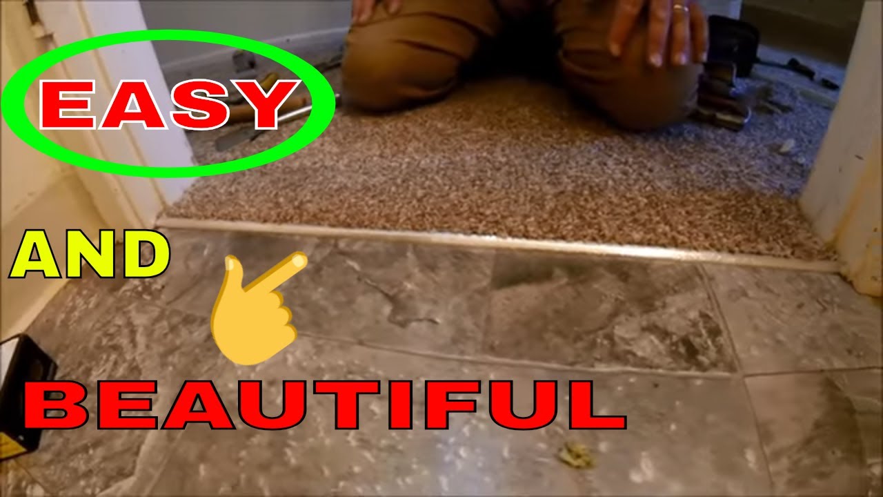 CARPET TO VINYL TRANSITION 
