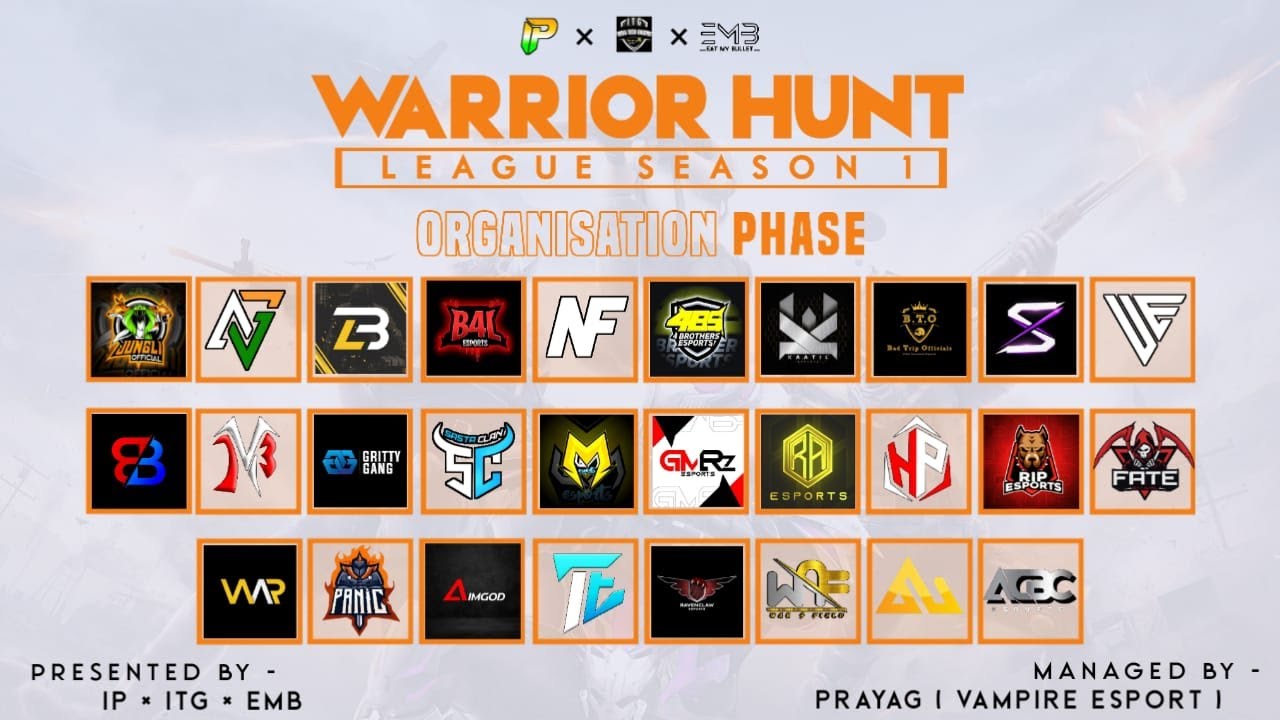 Organisational Phase Warrior Hunt Season-1 | Powered By IPxEMBxITG      #BGMI #bgmilive