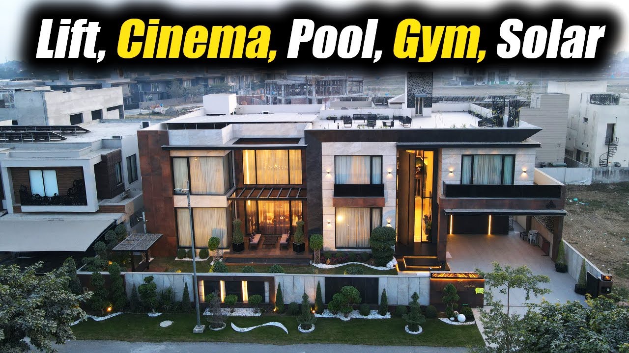 Fully Furnished 2 Kanal Full Basement House With Pool, Cinema, Gym, Solar For Sale In DHA Lahore