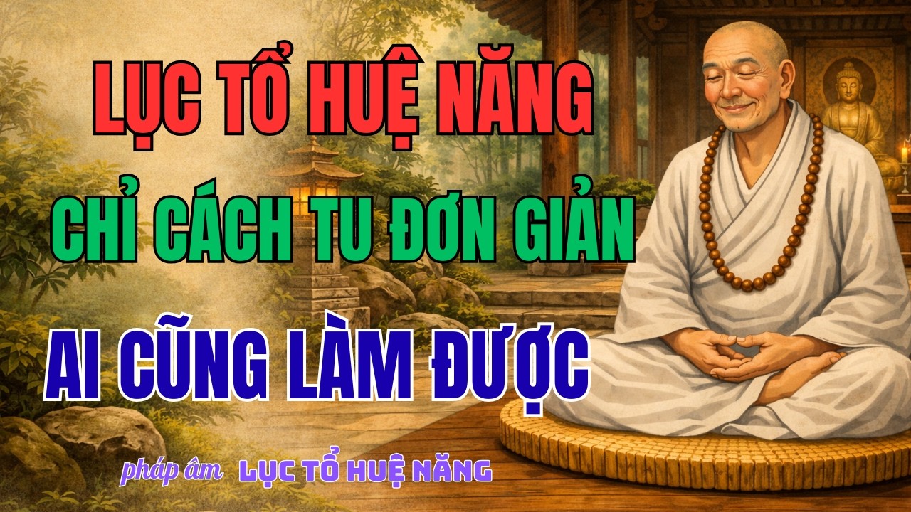 Lục Tổ Huệ Năng Chỉ Cách Tu Đơn Giản Mà Hiệu Quả Nhất – Ai Cũng Có Thể Tu Ngay Giữa Cuộc Đời