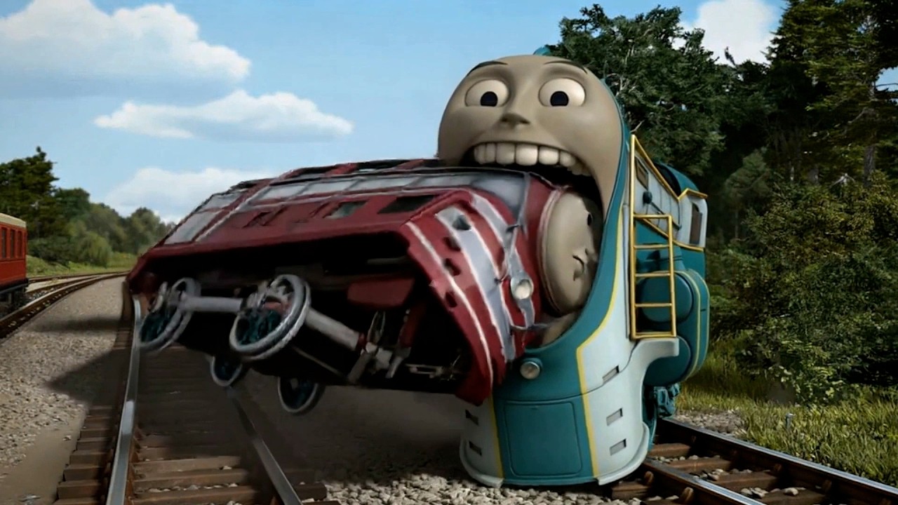 Thomas & Friends: Escaping the Rusted Abandoned Train Station (AI)
