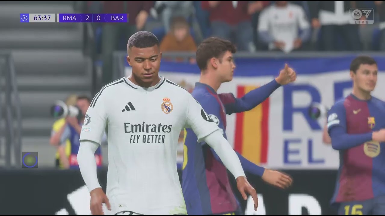 فيفا ريال مدريد أمام برشلونة على دوري ابطال اوروبا⚽⚽🎮🎮🔥🔥🔥
