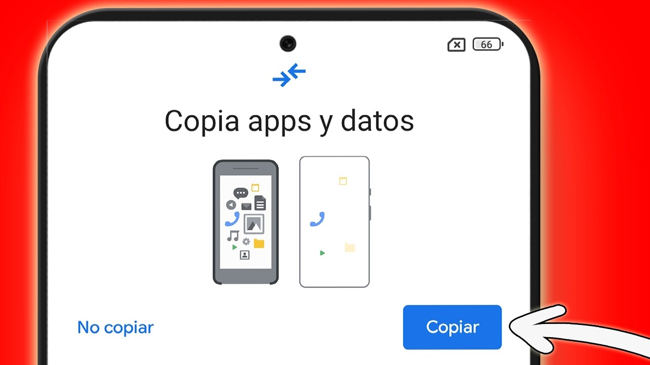 C&oacute;mo PASAR DATOS DE ANDROID A ANDROID