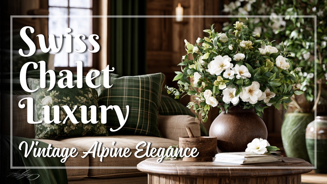 Swiss Chalet Vintage Interiors 🪵 How Alpine Warmth Becomes Unexpected Everyday Luxury