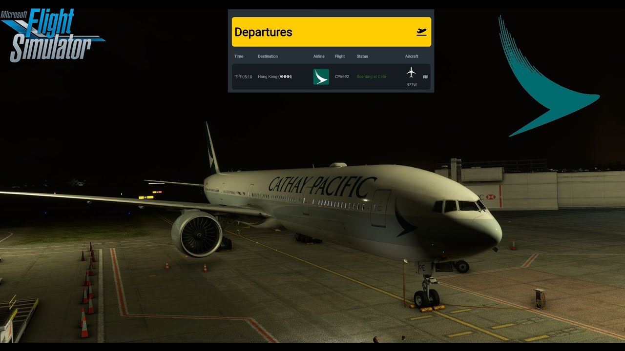Cathay Pacific CX692 | Singapore to Hong Kong | Boeing 777-300ER | MSFS VATSIM Flight