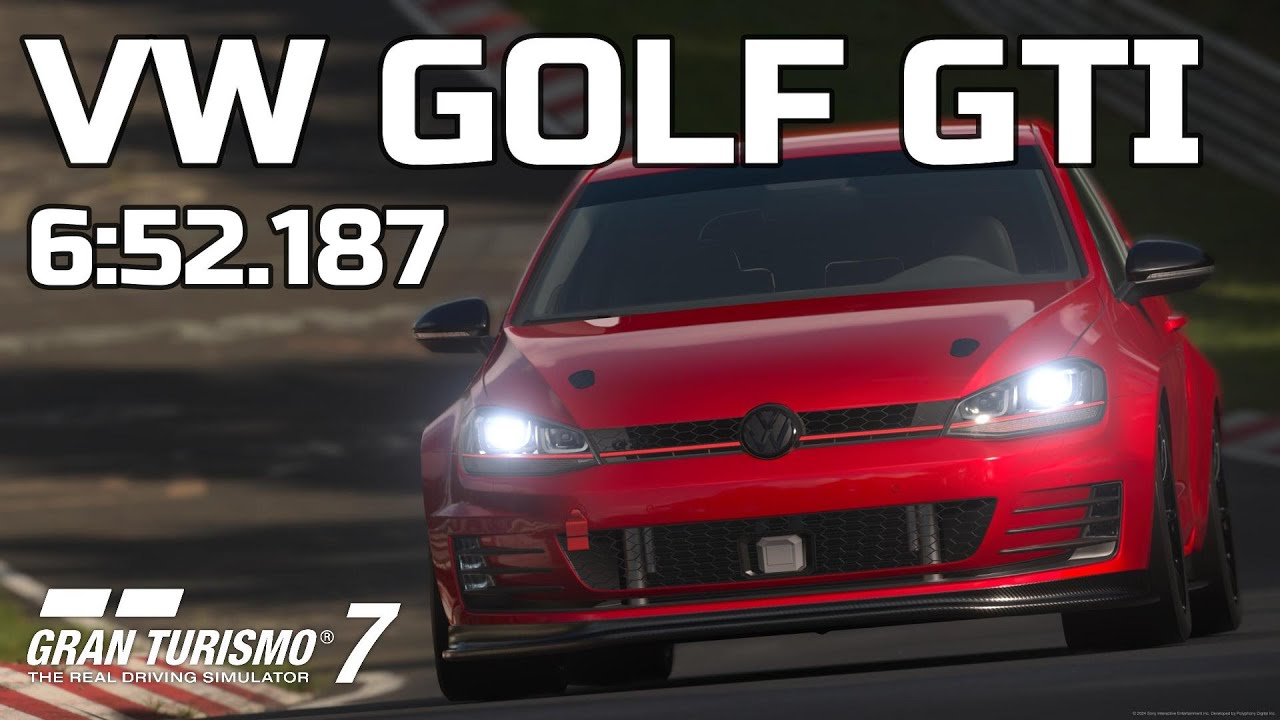 GRAN TURISMO 7 VOLKSWAGEN GOLF GTI MK7 | FULLY MAXED | NORDSCHLEIFE HOTLAP [6:52.187]