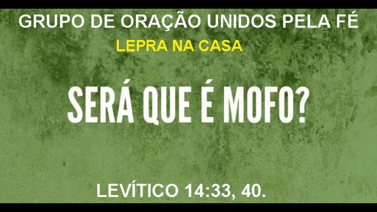 TESTEMUNHO: LEPRA NA CASA *MOFO*